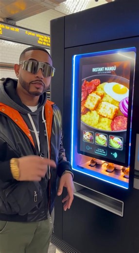 Innovative Mangú Vending Machine in NYC Subway