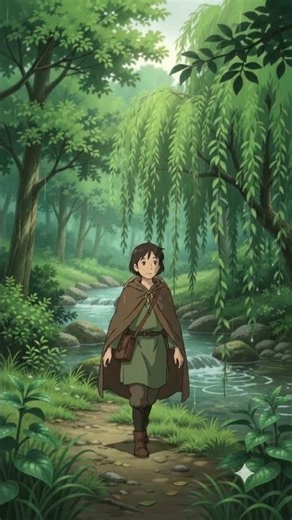 The Hidden Rain Path 🌧️🌿 part 1 | A Mysterious Ghibli Adventure | Relaxing ASMR #asmr #adventure