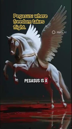 Unveiling Pegasus: The Majestic Winged Horse of Myth❣️😘