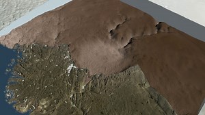 NASA Scientific Visualization Studio | Massive Crater Discovered under Greenland Ice