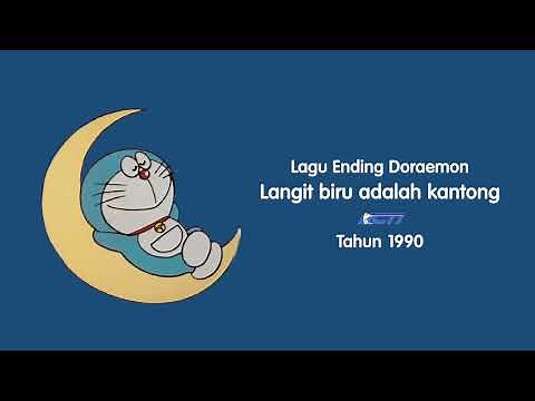 Lagu Ending Doraemon Jadul Tahun 1990an - "Langit Biru Adalah Kantong"