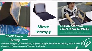 Mirror Therapy for Hand Stroke Recovery - Foldable & Adjustable, for Phantom Limb Pain