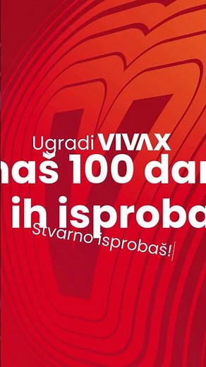Odaberi VIVAX 100 dana za probu!