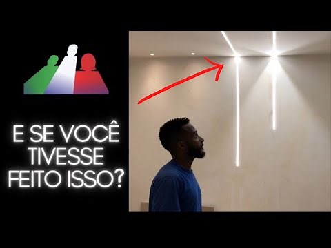 PERFIL DE LED TETO E PAREDE