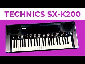 Technics SX-K200 keyboard demo