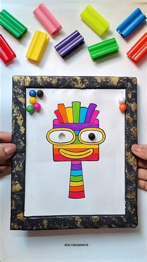 Sprunki OC Seven Number Blocks Phase 4 Cardboard Pinball Game! #incredibox #sprunki #shorts