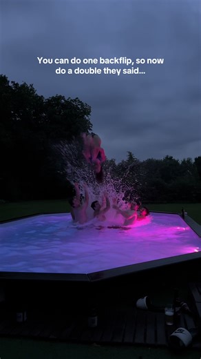 Funny Backflip Fails at the Pool Party