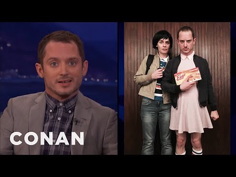 Elijah Wood Dressed Up As Eleven For Halloween | CONAN on TBS