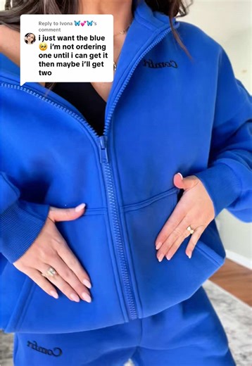 Cobalt Blue Comfort Collection Restock Announcement