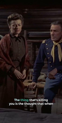 Barbara Hale and Randolph Scott | 7th Cavalry (1956)