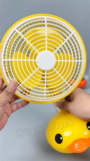 🐤 Little Yellow Duck Table Fan Is Too Cute! 😍 #shorts