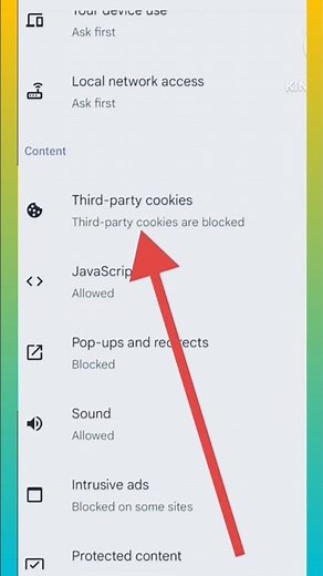How To Enable🔥 Cookies On Google Chrome🔥 Android|| #shorts💯