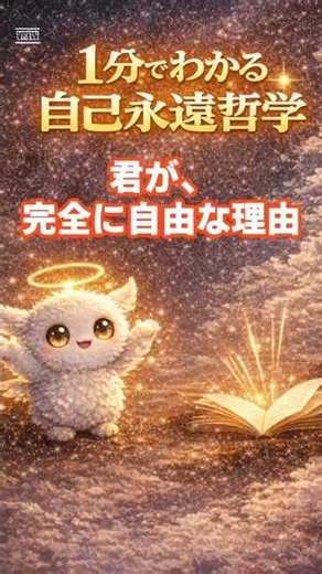 【1分哲学】きみが完全に自由な理由 #shorts #哲学 #本音で生きる #よりよい生き方へ #なぜ生きる #心の哲学 #生きる意味