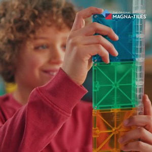 Magna-Tiles Rail Racers Rail Pack 8-Piece Magnetic Construction Set, The Original Magnetic Building Brand