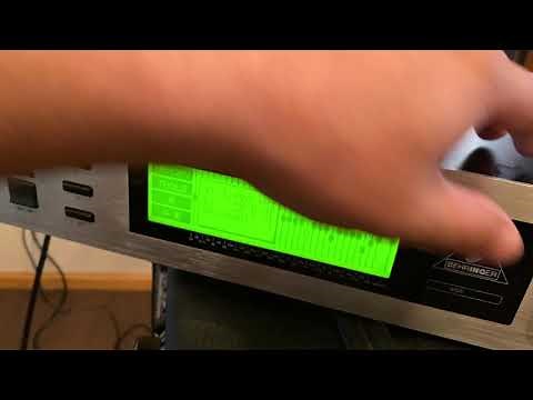 Behringer Ultracurve Pro DSP 8024 Digital EQ Demo