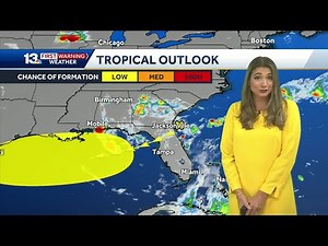 Tracking better rain coverage in the Alabama forecast as the NHC monitors a disturbance in the Gulf