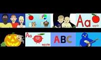 Mix of 8 videos from youtube : alphabet eightparison