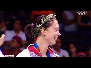 กาโมว่า รอบชิง โอลิมปิก 2004 Yekaterina Gamova (Гамова) volleyball olympics Final