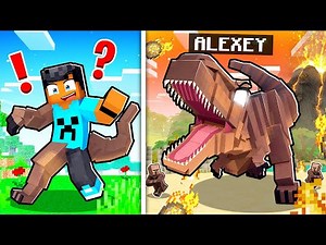 Civilização de DINOSSAUROS no Minecraft!