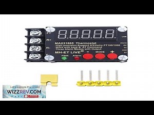 MAX31865 Temperature Measurement Module Collector High Precision PT100 PT1000 Serial Port Review