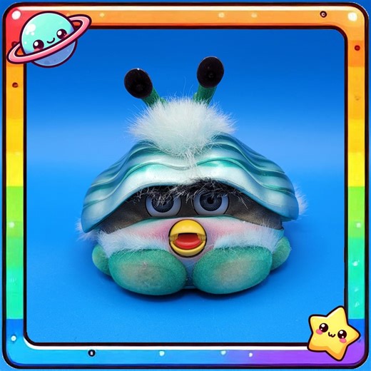 Vintage Working Shelby Furby Aquamarine Talking Electronic Childhood Toy 2001 - Etsy