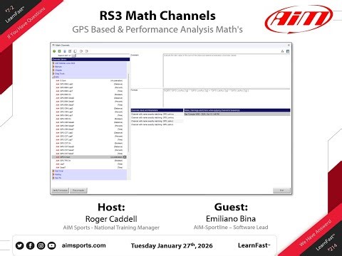 7-2 - GPS and Tractive Effort Math Channels with Emiliano Bina - 1/27/2026
