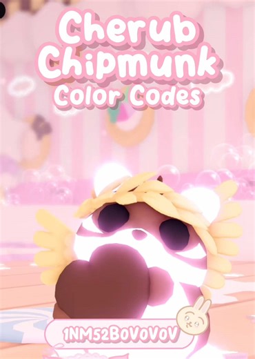Mega cherub chipmunk color codes #adoptme #cherubchipmunk #adoptmeroblox #adoptmeupdate #adoptmenewupdate