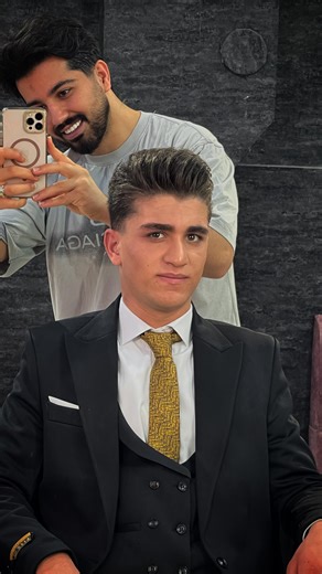 ‎محسن خداداد|تخصص داماد|ارایشگر اردبیل‎ on Instagram‎: "سن پایین ترین دامادی که دیدین چن سالشون بود؟"‎