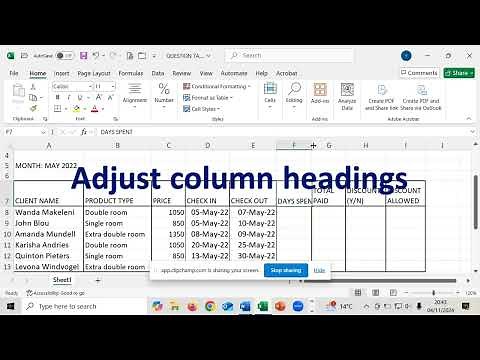 CPN5 Nov 23 Excel Question 7 Made with Clipchamp