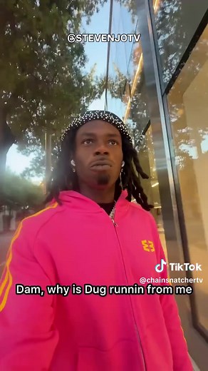 The Chain Snatcher Pulls up on 42 Dug 😳😱🤷🏽‍♂️😂 @42 Dugg #stevenjotv #foryoupage #fyp #foryou #viral