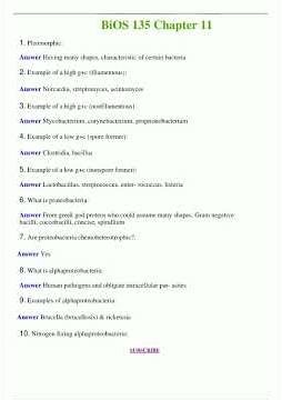 BIOS 135 Exam 1 Latest 2024 2025 Questions and Answers Verified Answers