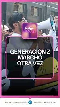 Generation Z march returns to Mexico City with religious messages | Reporte Indigo