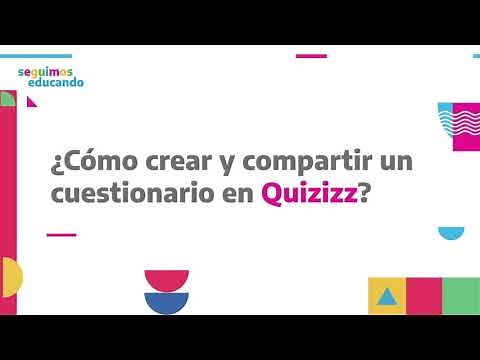 ¿Cómo crear y compartir un cuestionario en Quizizz?