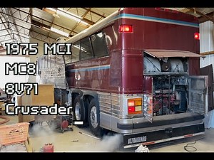 BARN FIND - 1975 MCI MC8 Crusader 8V71 RV Conversion
