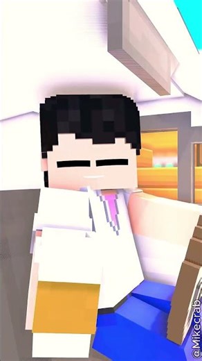 Baby Zombie Wants Something 😂 #minecraft #shorts #shortsfeed #gaming #mikecrab