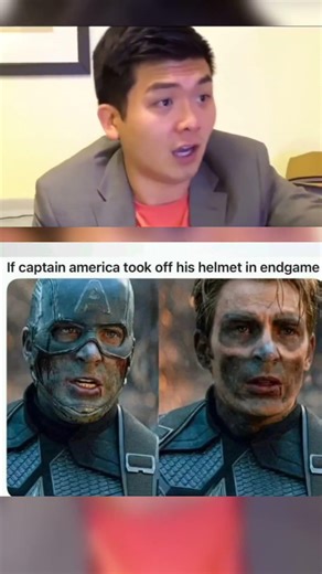 if captain America took off his mask ☠️ #subscribe #ytshorts #avengers