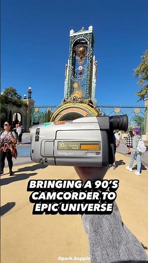 Bringing 90’s Camcorder to Epic Universe #Retro