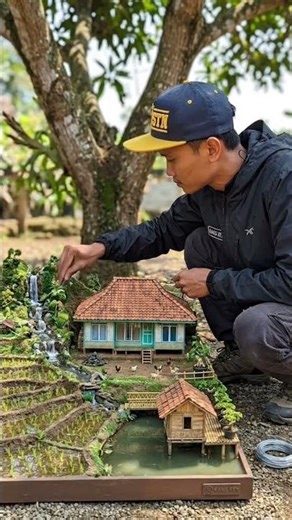 #diy #nature #trending #miniaturevillage #diorama