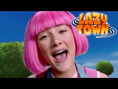 Stephanie Sings and Learns Colours Music Video Compilation Lazy Town Songs for Kids