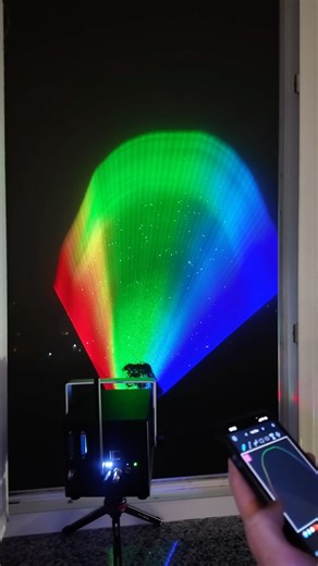 Ever seen anything like this? LaserCube can display emojis and animations, but you can also have fun in so many other ways! Want more? ✨#lasercube #lightmagic #TechArt #creativefun #lasershow #rainbow | Wicked Lasers