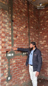 Stop Wall Cracks! The Right Way to Install Pipes 🧱 When electricians cut diagonal trenches or leave PVC pipes smooth, the plaster fails to grip, leading to cracks. The Fix: ✅ Always cut trenches vertically (straight up/down). ✅ Roughen the pipes so the plaster bonds tightly. #teamovercs #teamovercsfurnishers #teamovercsconstruction #constructiontips #homebuilding #wallcracks #electricalconduit #civilwork #interiordesign | Team Overc's