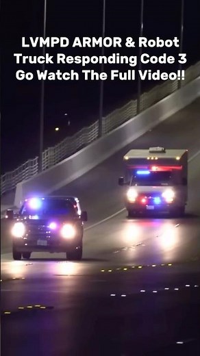 LVMPD ARMOR & Robot Truck Responding #code3 #police #swat