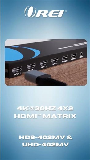 One Screen. Four Video Sources! 🔥 HDMI Multiviewer Switch #videomonitoring #hdmimatrix