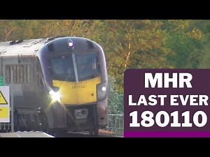 Last Ever EMR class 180 at Market Harborough 20/05/23