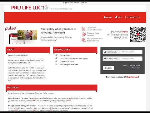 How to log-in to your Pru Life UK PruAccess client Account