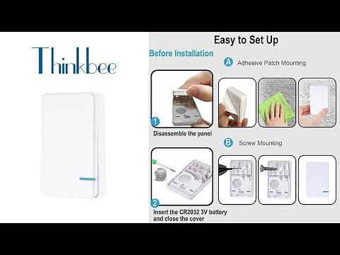 How to Install Thinkbee Mini Wireless Switch and Receiver Kit?