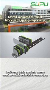 TA Rail-mounted terminal blocks with spring-cage clamp