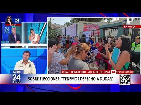 Mayor of Lima denies violating electoral neutrality and questions voting process