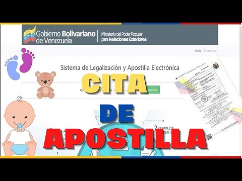 👉Cómo APOSTILLAR la 👶PARTIDA DE NACIMIENTO VENEZOLANA👀 2022/Paso a Paso.