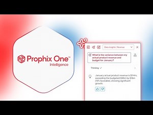 Smarter financial performance management is here | Meet Prophix One Intelligence